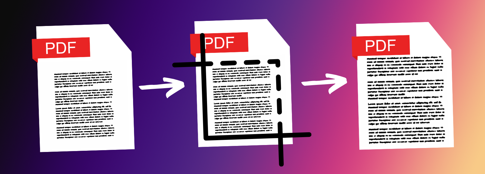 Crop PDF Files to Optimize Scanned Documents