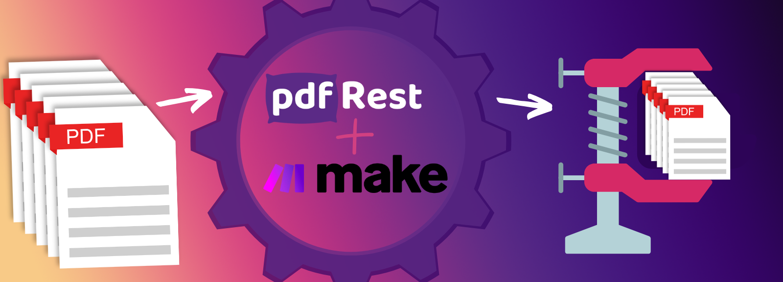 Integrate pdfRest with Make Automation & Google Drive Storage